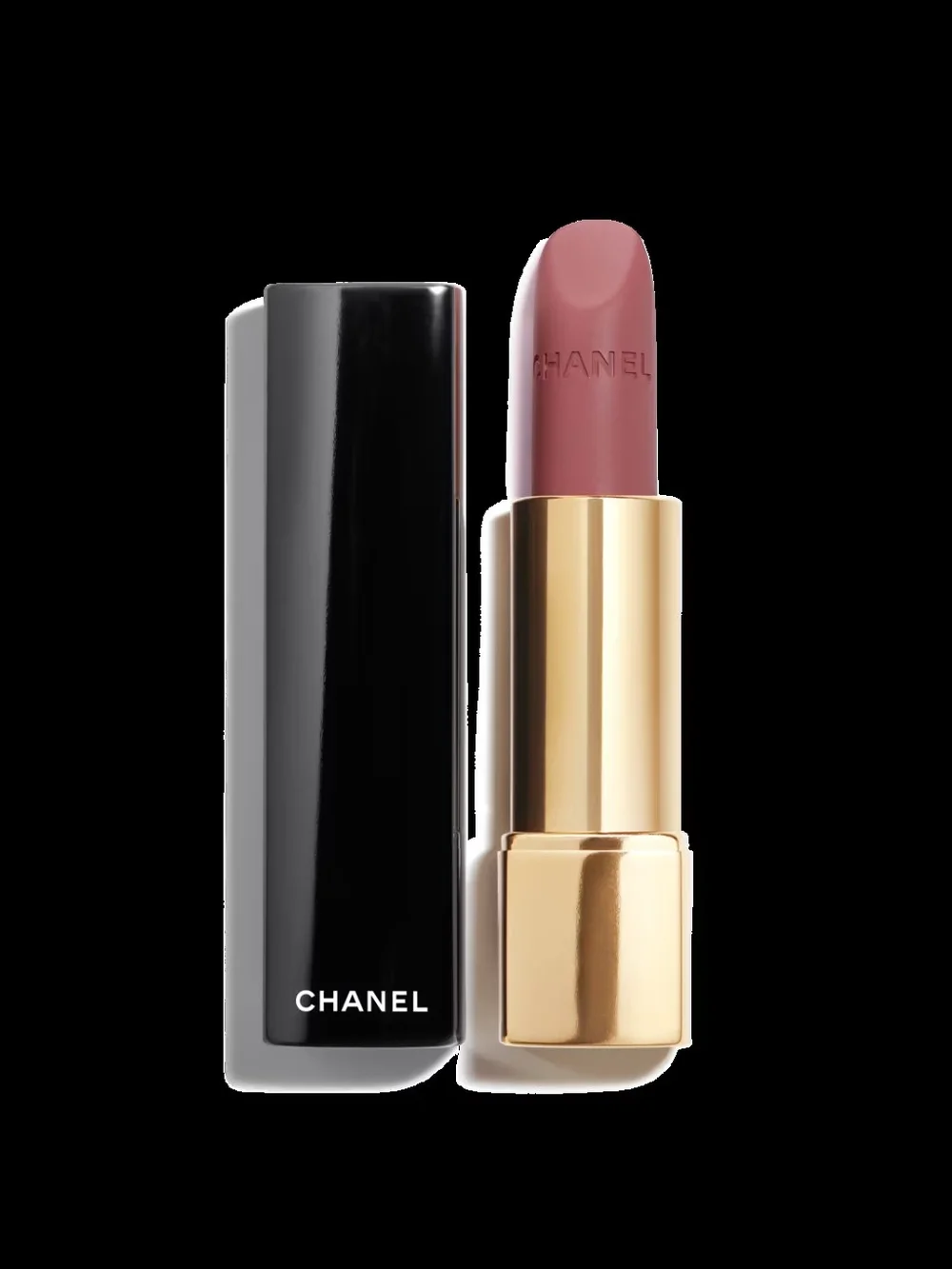 Chanel Rouge Allure Velvet Lipstick 69 Abstrait - Black Case Intense Rosewood